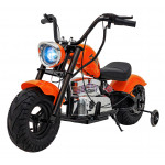 Elektrická motorka Chopper Warrior - oranžová